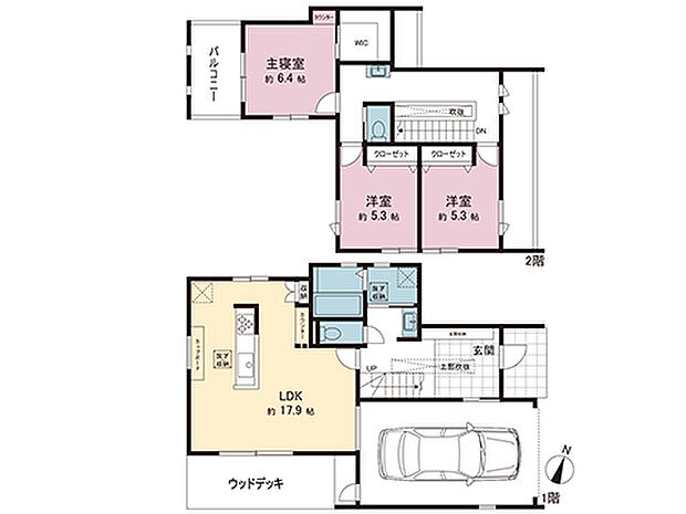間取図です。図面と異なる場合は現況を優先させていただきます。