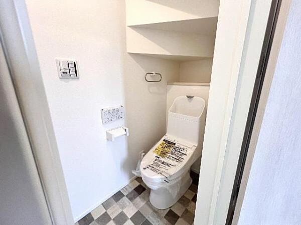 ほっと安らげるトイレ空間です。