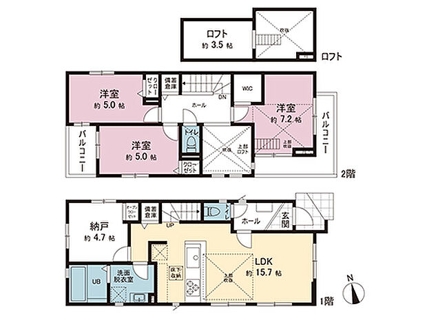 間取図です。図面と異なる場合は現況を優先させていただきます。