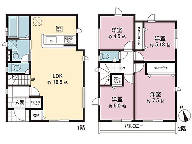 間取図です。図面と異なる場合は現況を優先させていただきます。