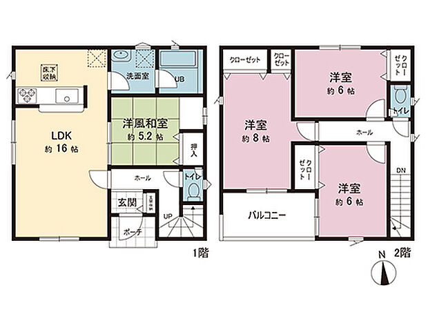 間取図です。図面と異なる場合は現況を優先させていただきます。