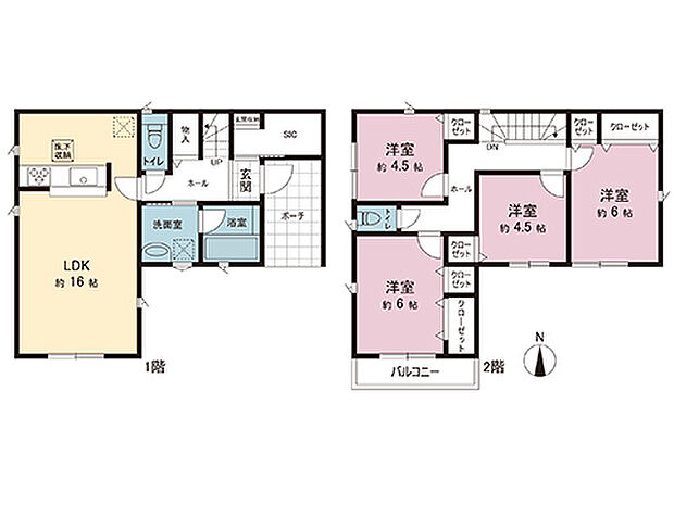 間取図です。図面と異なる場合は現況を優先させていただきます。
