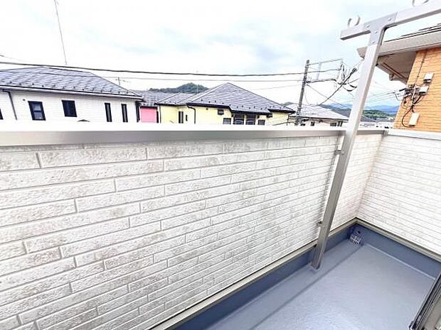 お洗濯ものを気持ち良く太陽の光で干せるのが嬉しいですね。