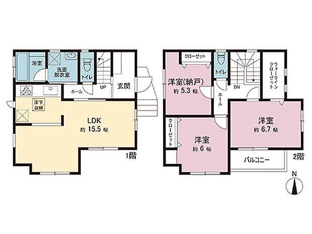 間取図です。図面と異なる場合は現況を優先させていただきます。