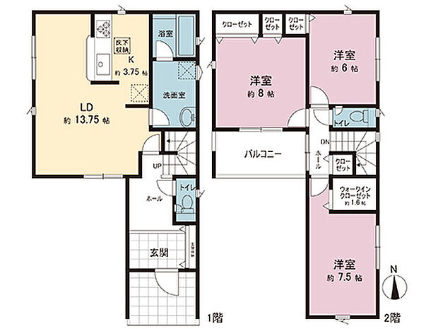 間取図です。図面と異なる場合は現況を優先させていただきます。