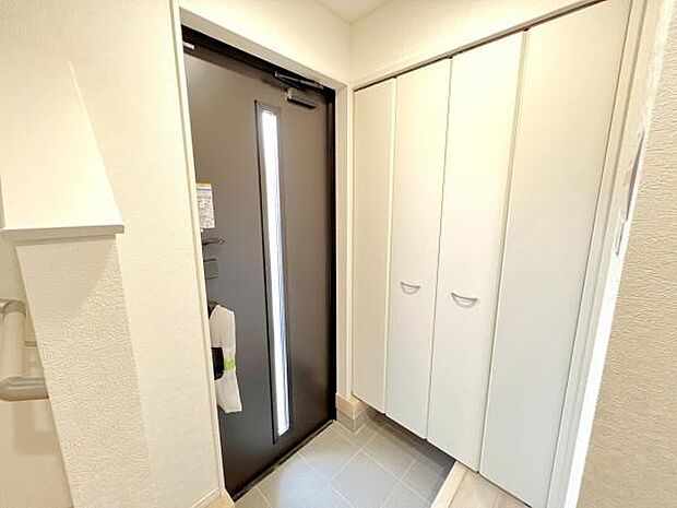 いつも気持ちよくご家族を迎えられる玄関です。