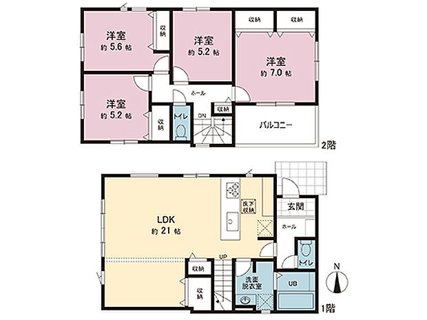 間取図です。図面と異なる場合は現況を優先させていただきます。