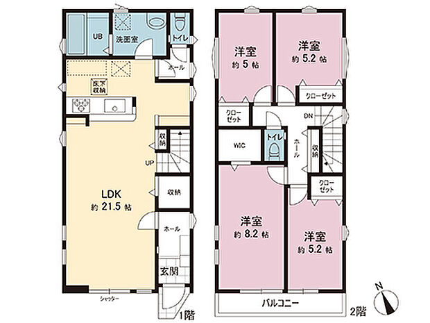 間取図です。図面と異なる場合は現況を優先させていただきます。