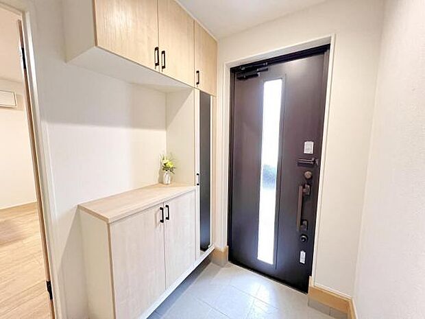 いつも気持ちよくご家族を迎えられる玄関です。