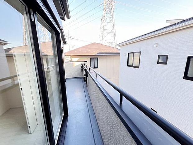 お洗濯ものを気持ち良く太陽の光で干せるのが嬉しいですね。