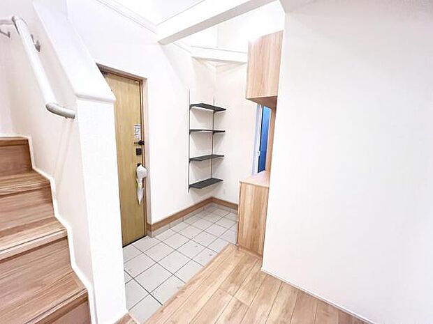 いつも気持ちよくご家族を迎えられる玄関です。