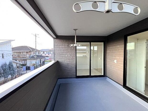 お洗濯ものを気持ち良く太陽の光で干せるのが嬉しいですね。