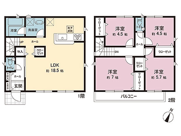 間取図です。図面と異なる場合は現況を優先させていただきます。