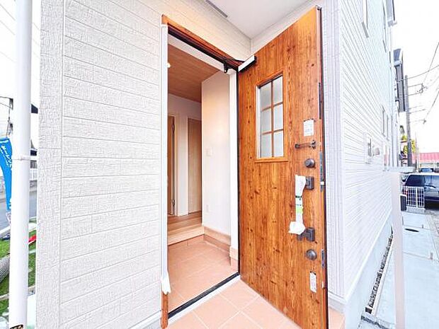 いつも気持ちよくご家族を迎えられる玄関です。