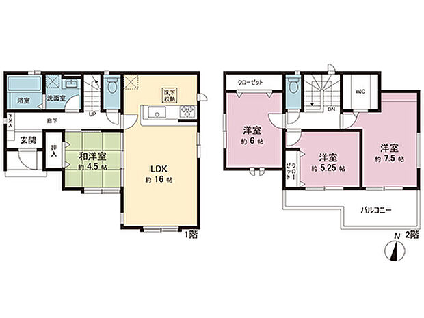 間取図です。図面と異なる場合は現況を優先させていただきます。