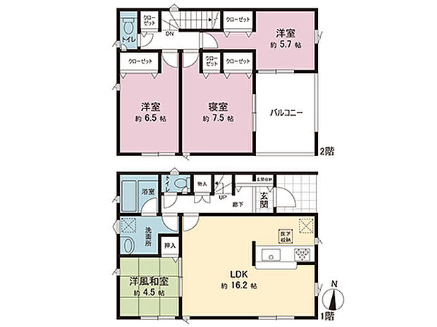 間取図です。図面と異なる場合は現況を優先させていただきます。