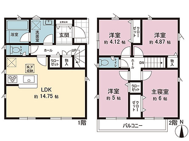 間取図です。図面と異なる場合は現況を優先させていただきます。