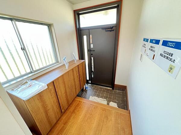 いつも気持ちよくご家族を迎えられる玄関です。