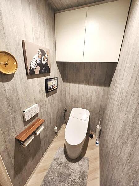 ほっと安らげるトイレ空間です。