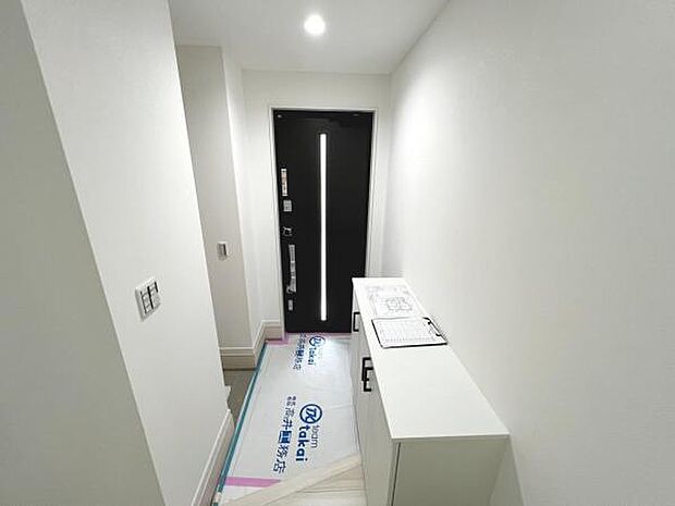いつも気持ちよくご家族を迎えられる玄関です。
