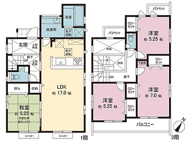 間取図です。図面と異なる場合は現況を優先させていただきます。