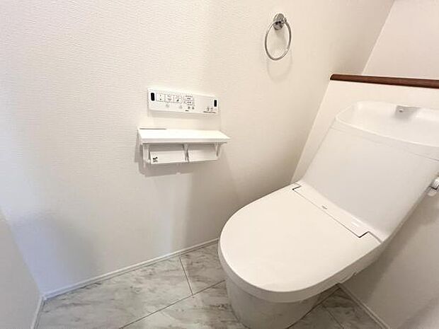 ほっと安らげるトイレ空間です。