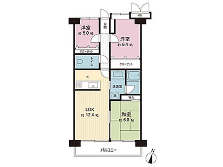 間取図です。図面と異なる場合は現況を優先させていただきます。