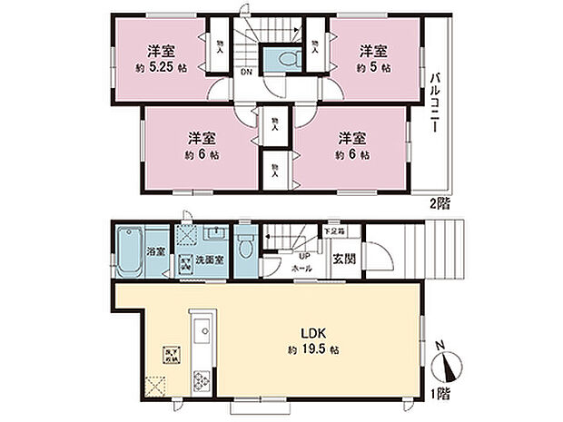 間取図です。図面と異なる場合は現況を優先させていただきます。
