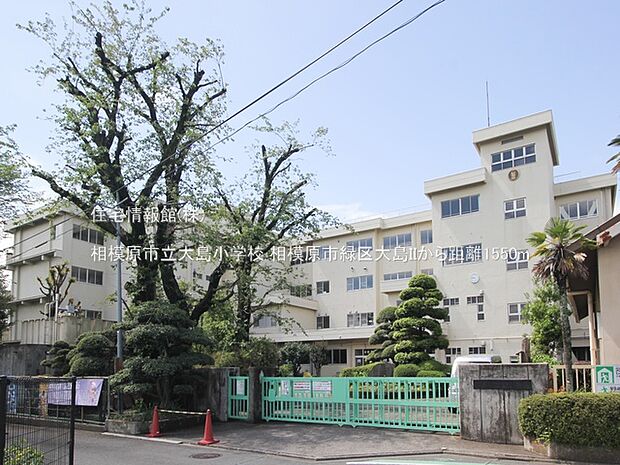 相模原市立大島小学校まで約1550m(徒歩20分)