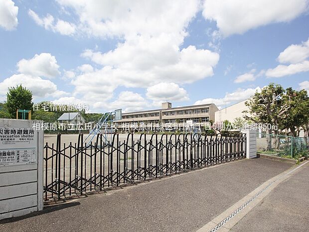 相模原市立広田小学校まで約950m（徒歩12分）