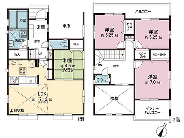間取図です。図面と異なる場合は現況を優先させていただきます。