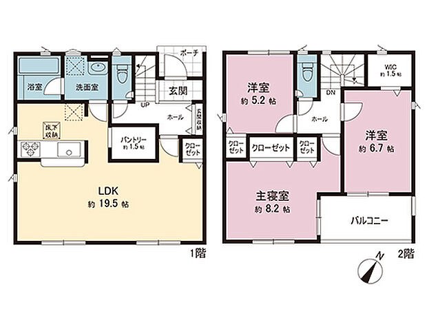間取図です。図面と異なる場合は現況を優先させていただきます。