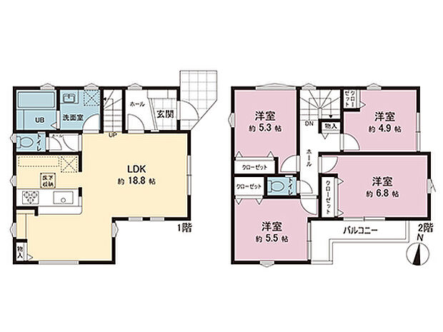 間取図です。図面と異なる場合は現況を優先させていただきます。