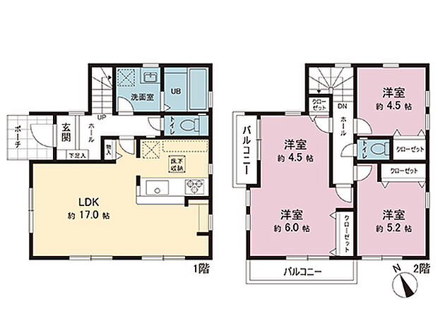 間取図です。図面と異なる場合は現況を優先させていただきます。