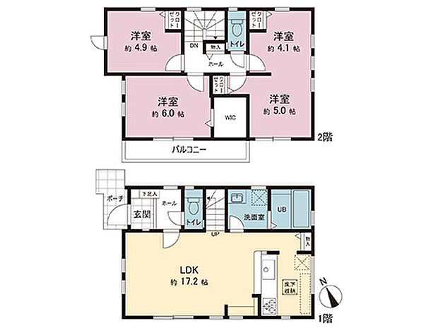 間取図です。図面と異なる場合は現況を優先させていただきます。