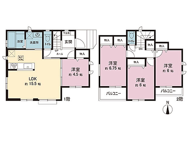 間取図です。図面と異なる場合は現況を優先させていただきます。