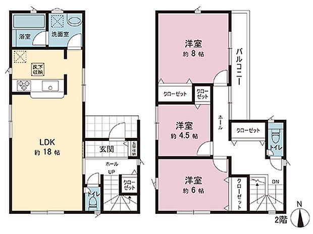 間取図です。図面と異なる場合は現況を優先させていただきます。