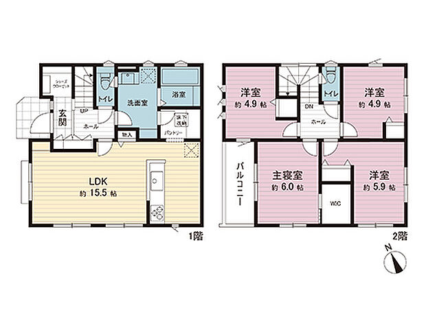 間取図です。図面と異なる場合は現況を優先させていただきます。