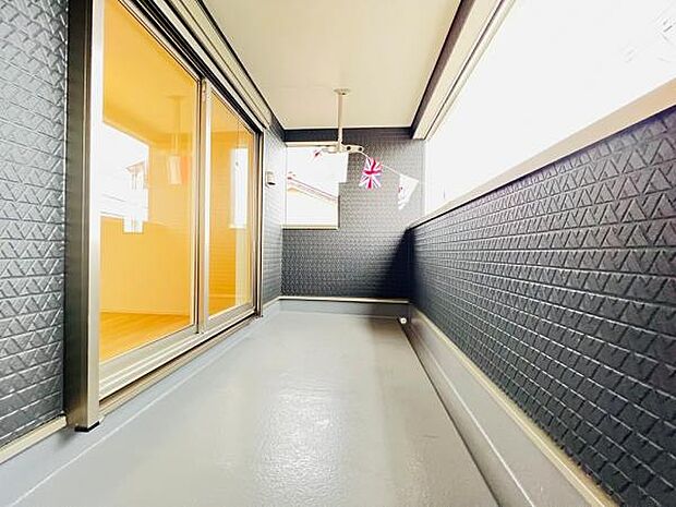 お洗濯ものを気持ち良く太陽の光で干せるのが嬉しいですね。