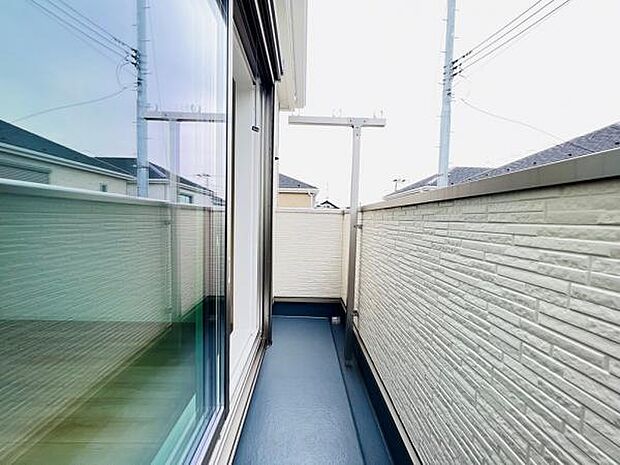 お洗濯ものを気持ち良く太陽の光で干せるのが嬉しいですね。