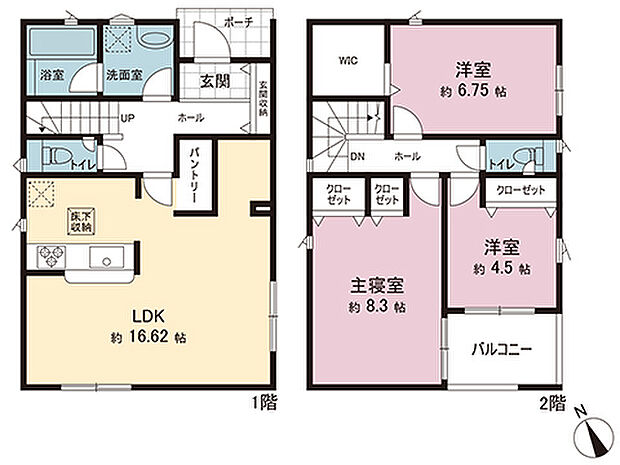 間取図です。図面と異なる場合は現況を優先させていただきます。
