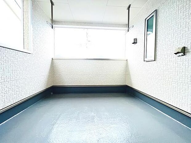 お洗濯ものを気持ち良く太陽の光で干せるのが嬉しいですね。