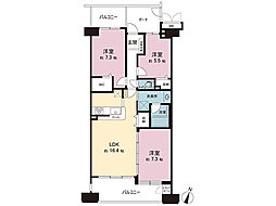 間取図画像 3LDK