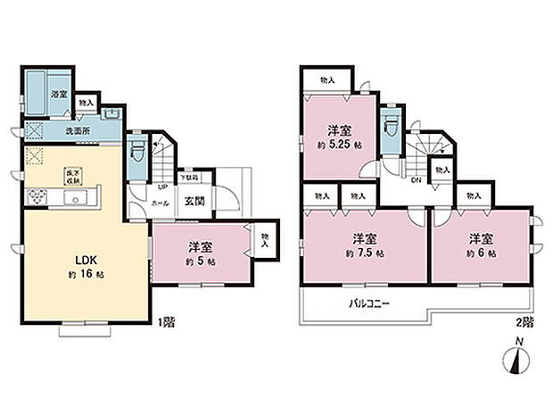間取図です。図面と異なる場合は現況を優先させていただきます。