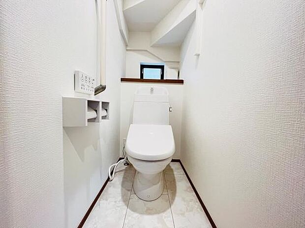 ほっと安らげるトイレ空間です。