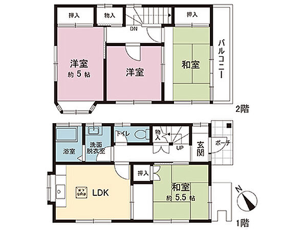 間取図です。図面と異なる場合は現況を優先させていただきます。