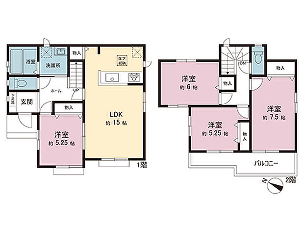 間取図です。図面と異なる場合は現況を優先させていただきます。