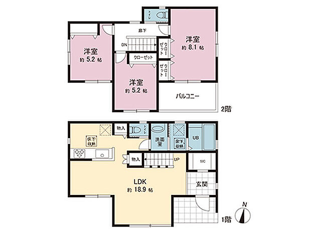 間取図です。図面と異なる場合は現況を優先させていただきます。