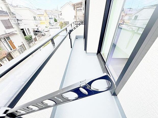 お洗濯ものを気持ち良く太陽の光で干せるのが嬉しいですね。