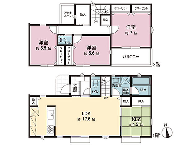 間取図です。図面と異なる場合は現況を優先させていただきます。